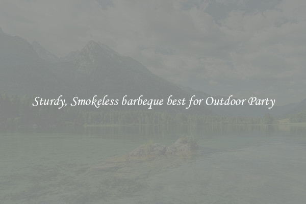 Sturdy, Smokeless barbeque best for Outdoor Party