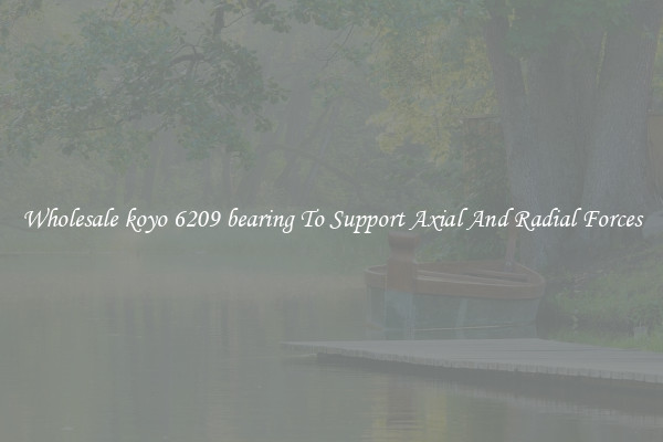Wholesale koyo 6209 bearing To Support Axial And Radial Forces
