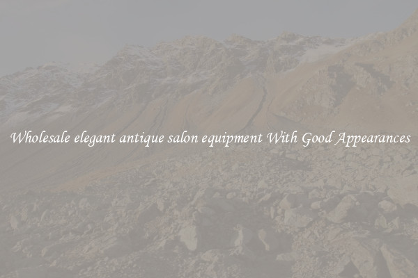 Wholesale elegant antique salon equipment With Good Appearances
