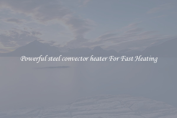 Powerful steel convector heater For Fast Heating