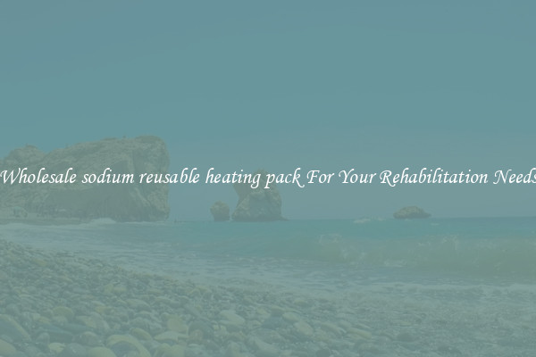 Wholesale sodium reusable heating pack For Your Rehabilitation Needs